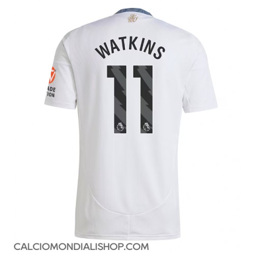 Maglie da calcio Aston Villa Ollie Watkins #11 Seconda Maglia 2024-25 Manica Corta